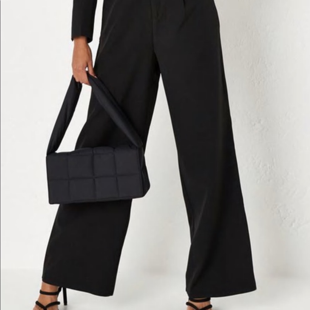 NWT - Black Tailored Wide Leg Trousers